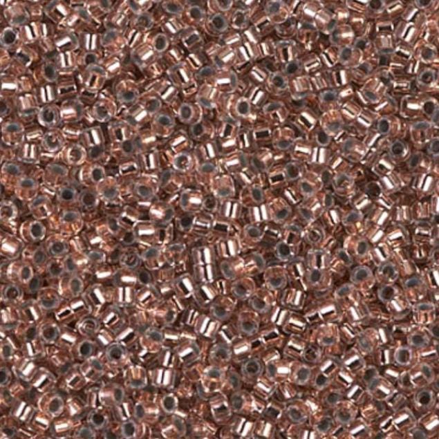 DB0037 11/0 Copper Lined Crystal Miyuki Delica
