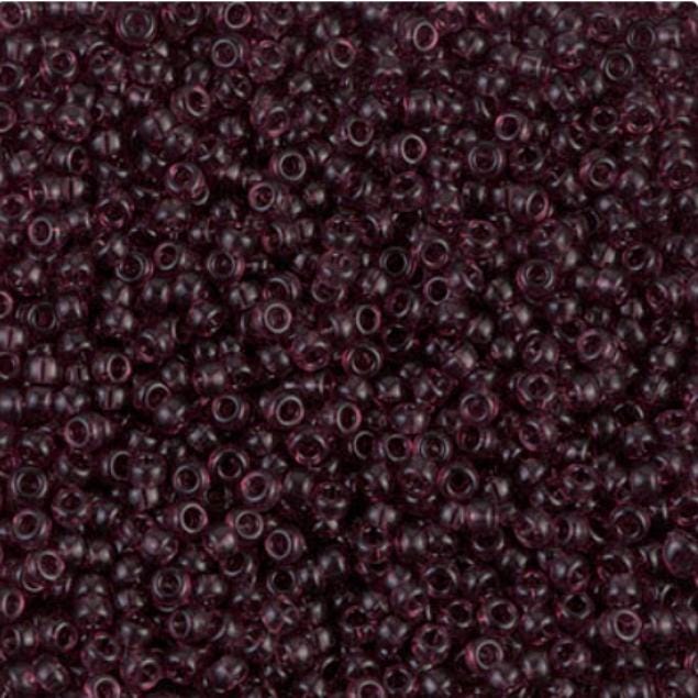 11-153 Dark Smoky Amethyst, Miyuki Seed Bead 11/0