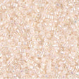 DB0052 11/0 Pale Peach Lined Crystal Miyuki Delica