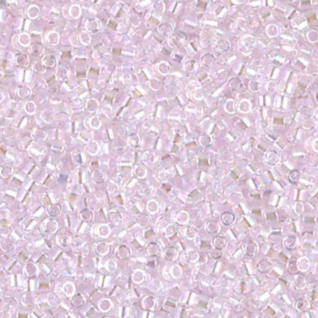 Transparent Pink AB Miyuki Delica 11/0 DB7100