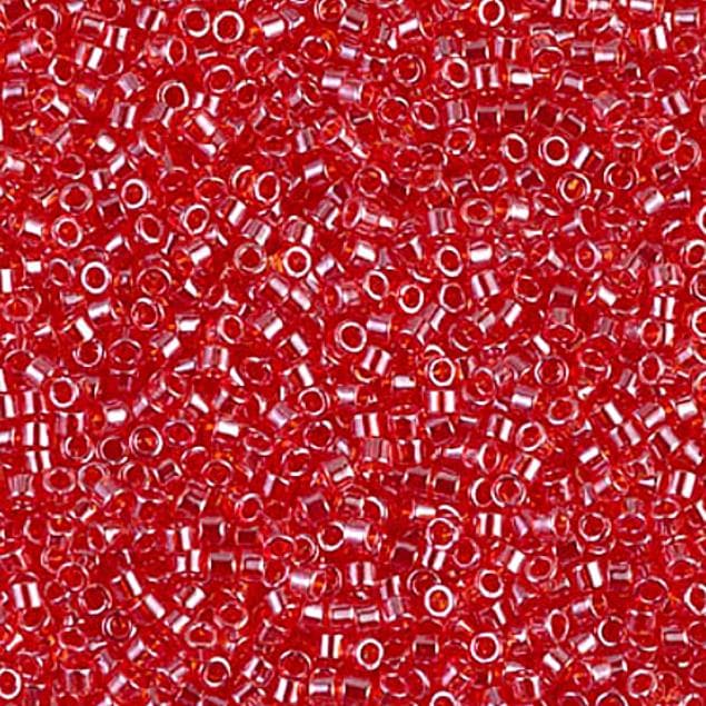 Transparent Light Siam Luster Miyuki Delica 11/0 DB0098