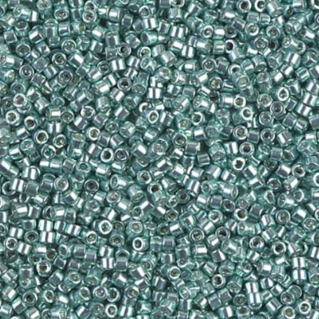 Galvanized Dark Sea Foam Miyuki Delica 11/0 Deica