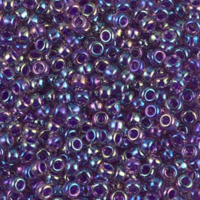 8-356 Purple Line Amethyst AB, Miyuki Seed Bead 8/0