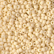 8-492F Matte Opaque Dark Cream, Miyuki Seed Beads 8/0