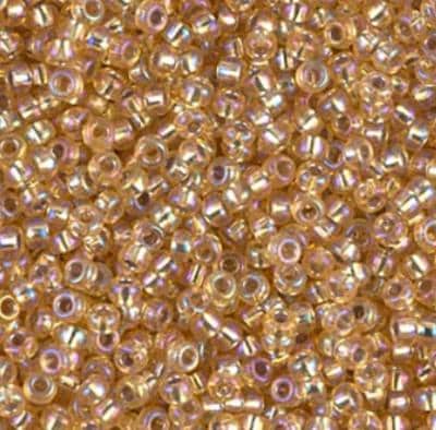 11-1003 Silverlined Gold AB, Miyuki Seed Bead 11/0
