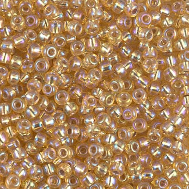 8-1003 Silverlined Gold AB, Miyuki Seed Bead