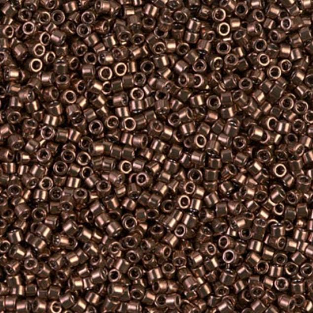 Galvanized Cinnamon Brown Miyuki Delica DB0460 11/0