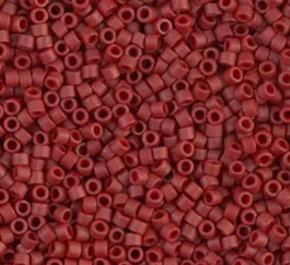 DB0378 11/0 Matte Metallic Brick Bed Miyuki Delica