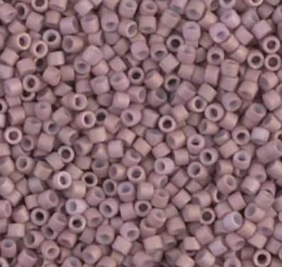 DB0379 11/0 Matte Opaque Dusty Mauve Luster Miyuki Delica