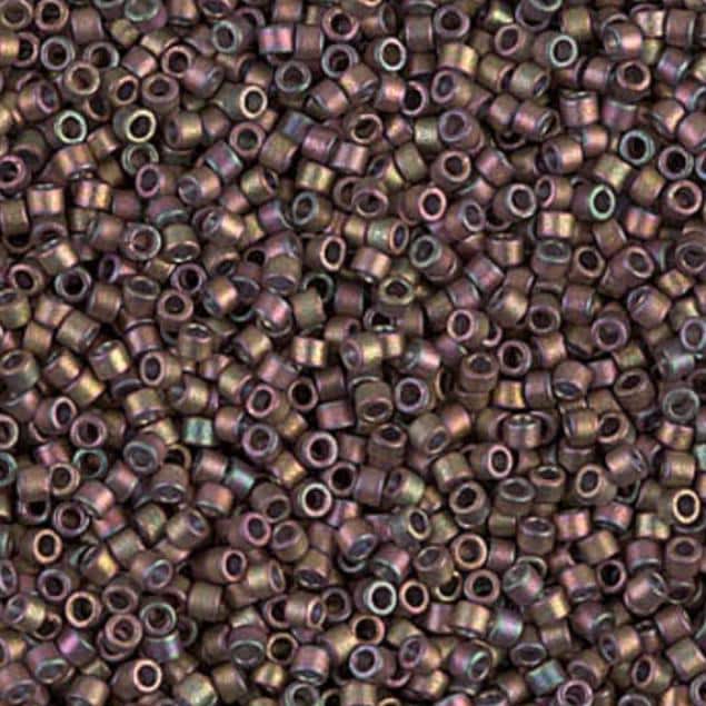 Matte Metallic Khaki Iris Miyuki Delica DB0380 11/0
