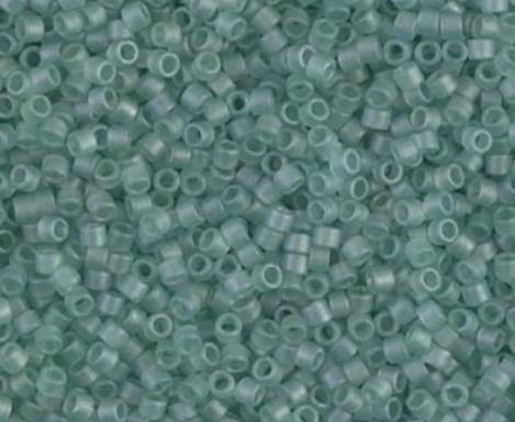 DB0385 11/0 Matte Sea Glass Green Luster Miyuki Delica