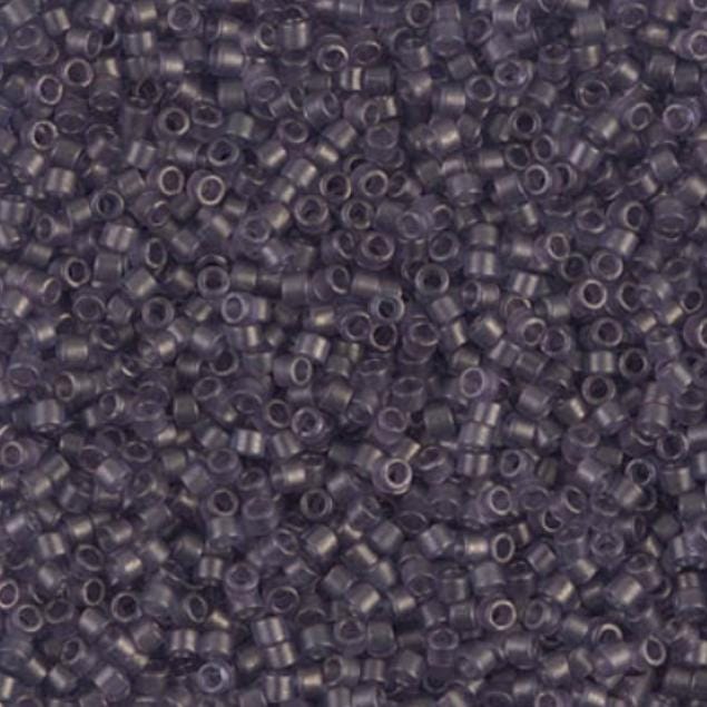 Matte Transparent Dried Lavender Luster Miyuki Delica DB0386 11/0