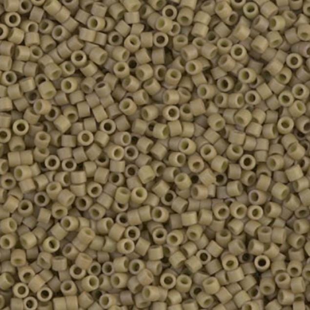 Matte Opaque Green Tea Luster Miyuki Delica DB0390 11/0