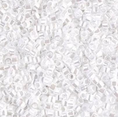 DB0201 11/0 White Pearl Ceylon Miyuki Delica