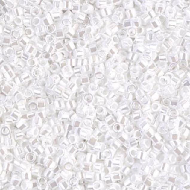 DB0201 11/0 White Pearl Ceylon Miyuki Delica