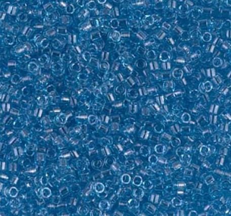DB0113 11/0 Transparent Blue Luster Miyuki Delica