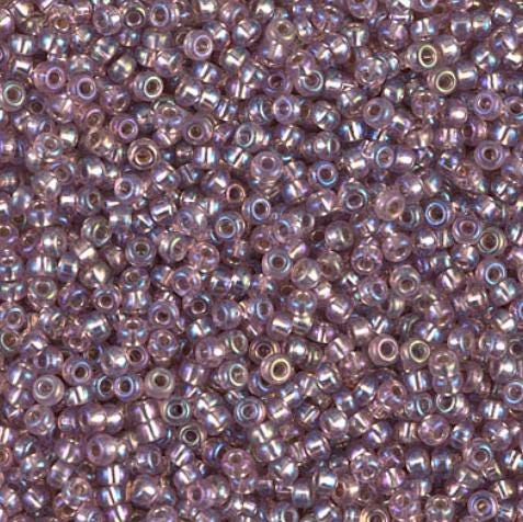 11-1010 Silverlined Smoky Amethyst AB, Miyuki Seed Bead 11/0