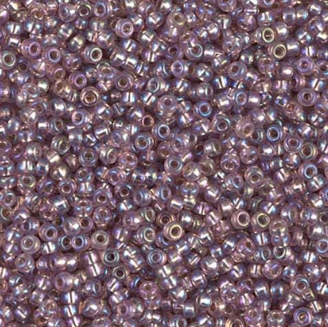 11-1010 Silverlined Smoky Amethyst AB, Miyuki Seed Bead 11/0