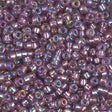 8-1012 Silverlined Smoky Amethyst AB, Miyuki Seed Bead 8/0
