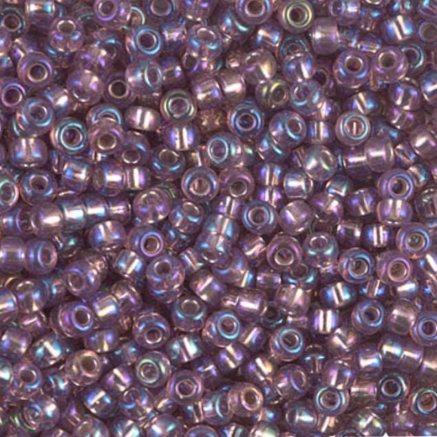 8-1012 Silverlined Smoky Amethyst AB, Miyuki Seed Bead 8/0