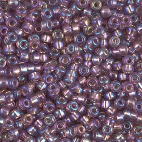8-1012 Silverlined Smoky Amethyst AB, Miyuki Seed Bead 8/0