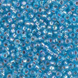 8-1018 Silverlined Aqua AB, Miyuki Seed Bead 8/0