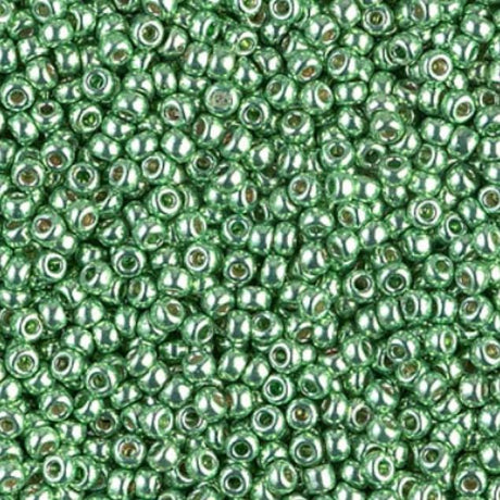 11-4214 Duracoat Galvanized Dark Mint Green, Miyuki Seed Beads, 11/0