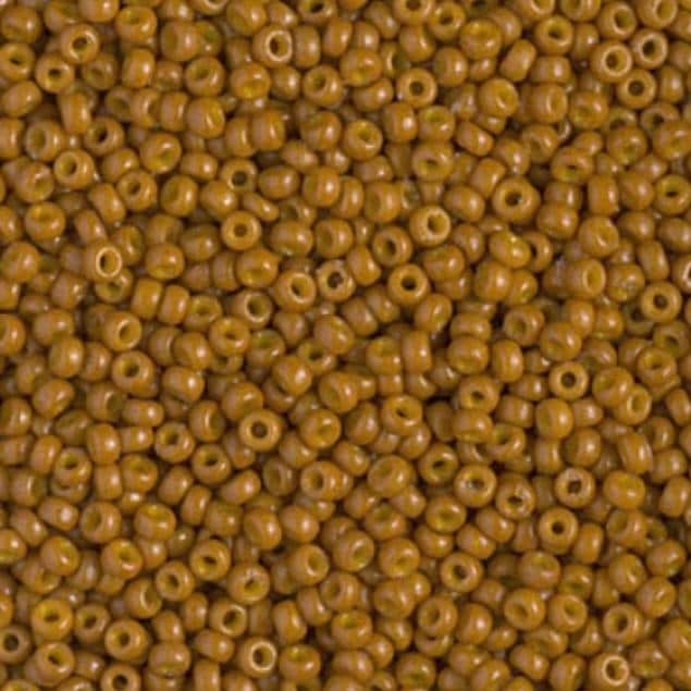 11-4460 Duracoat Dyed Opaque Toast, Miyuki Seed Bead 11/0