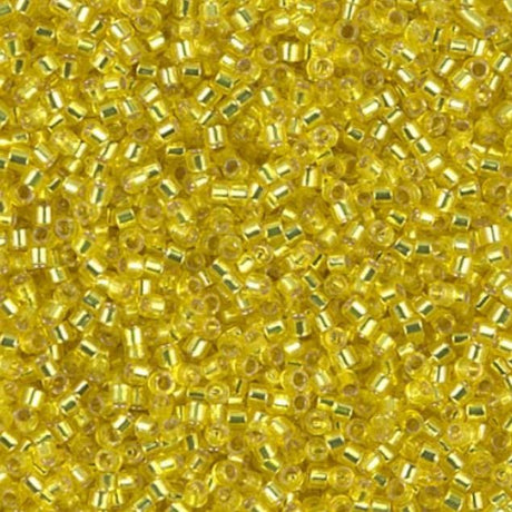 Silver Lined Yellow Miyuki Delica 11/0 DB0145