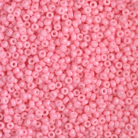 11-4466 Duracoat Dyed Opaque Light Carnation, Miyuki size Seed Bead, 11/0