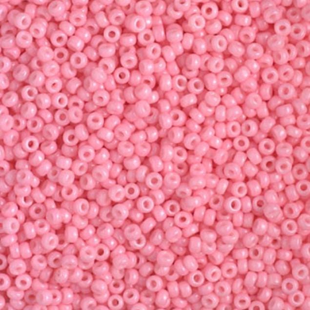 11-4466 Duracoat Dyed Opaque Light Carnation, Miyuki size Seed Bead, 11/0