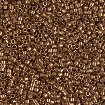 Delica 11/0 Metallic Light Bronze Miyuki Delica, DB0022L