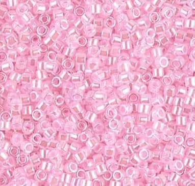 DB0244 11/0 Pink Ceylon Miyuki Delica