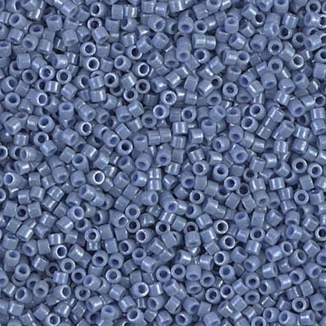 DB0266 11/0 Opaque Denim Blue Luster Miyuki Delica