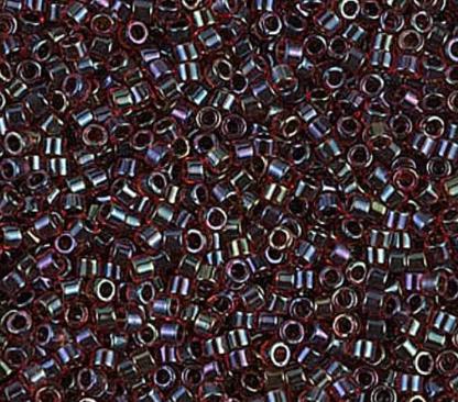 DB0297 11/0 Garnet Lined Ruby AB Miyuki Delica