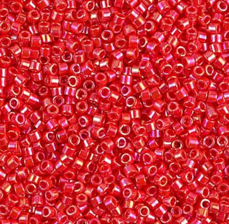 Delica 11/0 Opaque AB, Miyuki Opaque AB Delica Bead-5 grams
