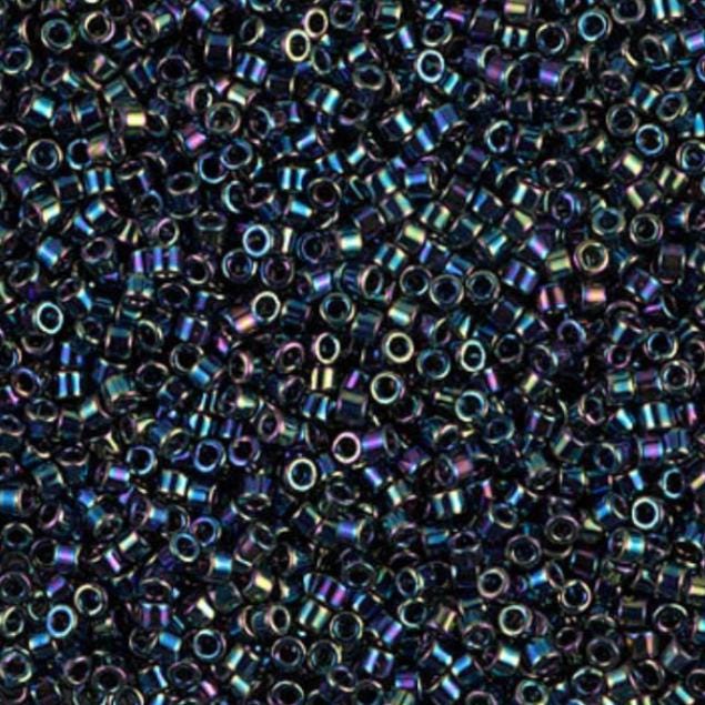 DB0005 11/0 Metallic Variegated Blue Iris Miyuki Delica