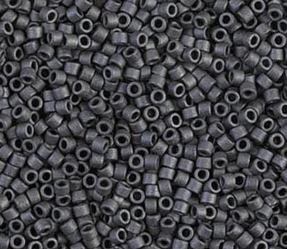 DB0306 11/0 Matte Metallic Slate Miyuki Delica