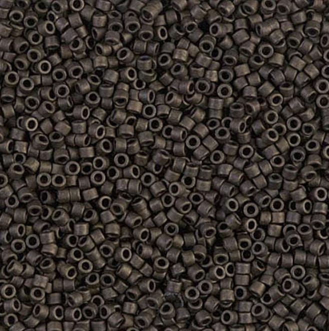 Matte Metallic Dark Olive Miyuki Delica 11/0 DB0311 11/0