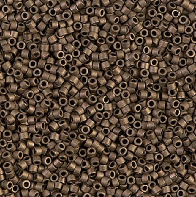 Matte Metallic Dark Bronze Miyuki Delica 11/0 DB0322