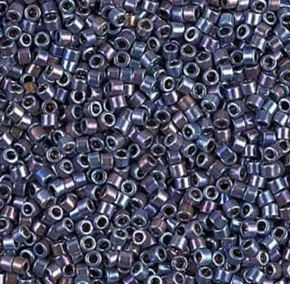 DB0543 11/0 Violet Gold Iris Miyuki Delica