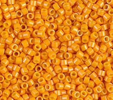 DB0651 11/0 Dyed Opaque Squash Miyuki Delica
