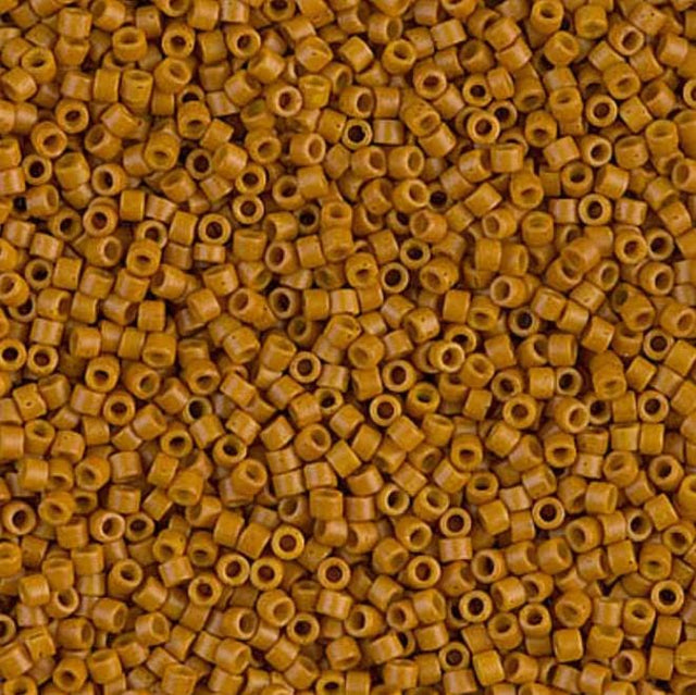 DB0653 11/0 Dyed Opaque Pumpkin Miyuki Delica