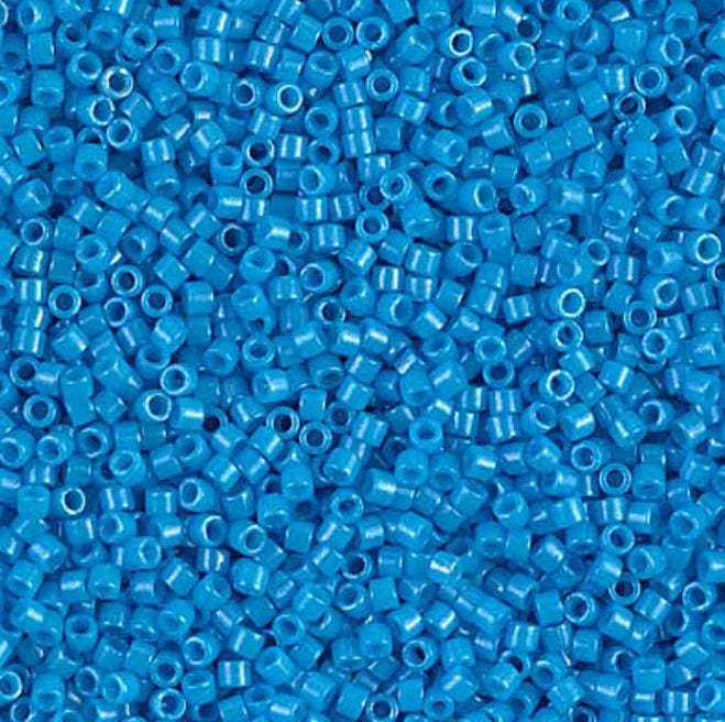 Dyed Opaque Dark Turquoise Blue Miyuki Delica 11/0 DB0659