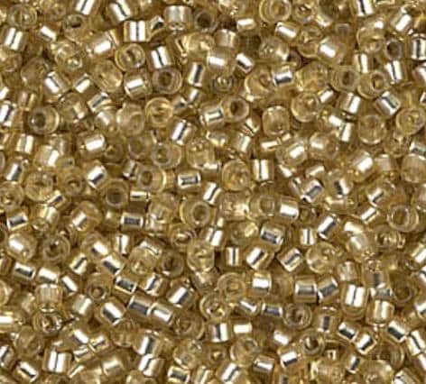 DB0685 11/0 Dyed Semi-Frost S/L Lt Cranberry Miyuki Delica