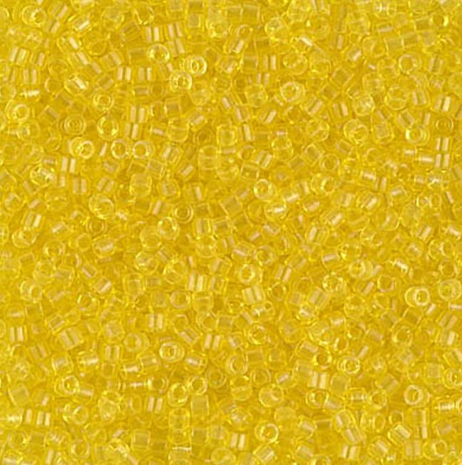 Transparent Yellow Miyuki Delica 11/0 DB0710