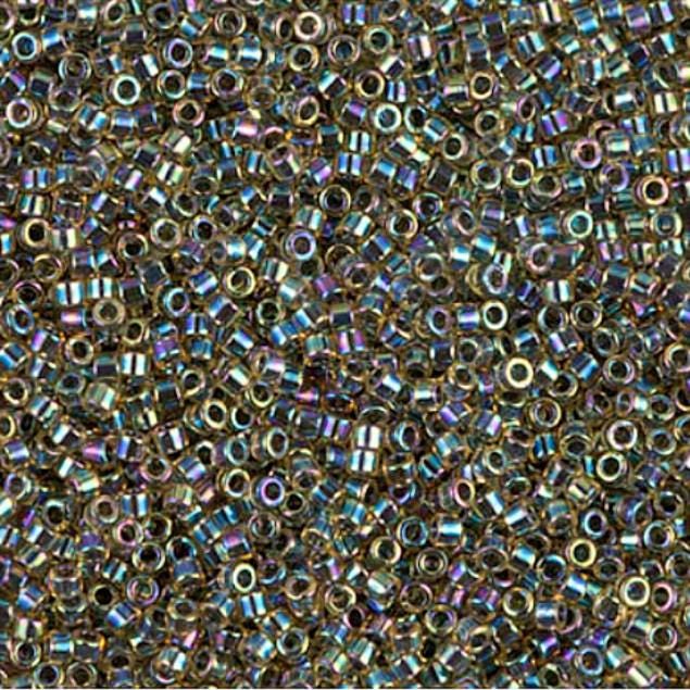 Blue Lined Light Topaz AB Miyuki Delica 11/0 DB0089