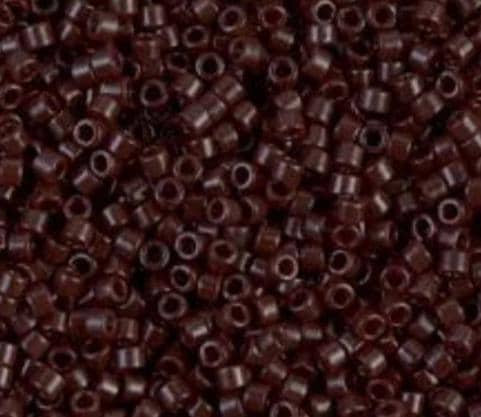 DB0734 11/0 Opaque Chocolate Miyuki Delica