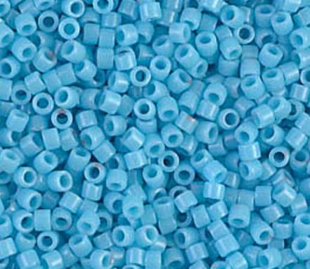 DB0725 11/0 Opaque Turquoise Blue Miyuki Delica