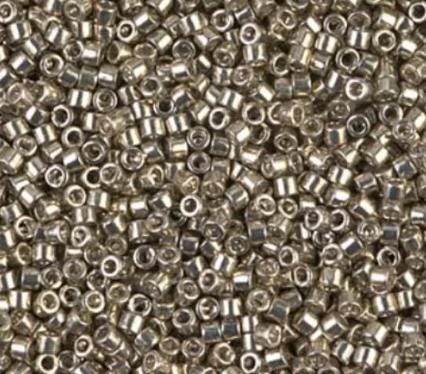 DB0436 11/0 Galvanized Pewter Miyuki Delica